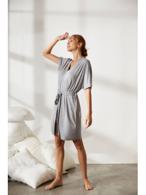 Купить Халат из модала с коротким рукавом HAYS 36242 в Украина в Lingerie.ua - Одяг для дому та відпочинку, Фото 5