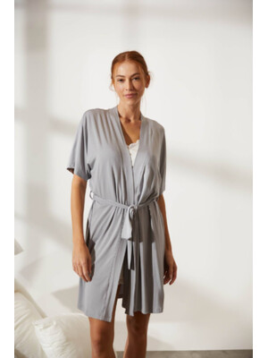 Купить Халат из модала с коротким рукавом HAYS 36242 в Украина в Lingerie.ua - Одяг для дому та відпочинку, Фото 4