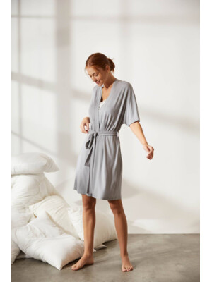 Купить Халат из модала с коротким рукавом HAYS 36242 в Украина в Lingerie.ua - Одяг для дому та відпочинку, Фото 14