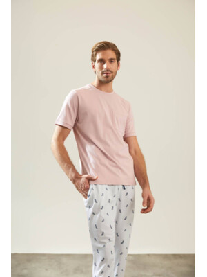 Купить Хлопковый комплект из футболки и брюк HAYS 36296 в Украина в Lingerie.ua - Одяг для дому та відпочинку, Фото 10