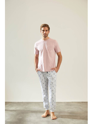 Купить Хлопковый комплект из футболки и брюк HAYS 36296 в Украина в Lingerie.ua - Одяг для дому та відпочинку, Фото 6