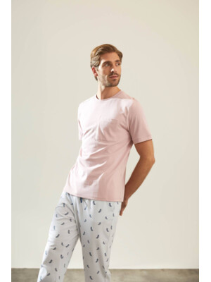 Купить Хлопковый комплект из футболки и брюк HAYS 36296 в Украина в Lingerie.ua - Одяг для дому та відпочинку, Фото 11