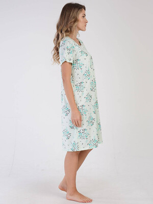 Купить Бавовняна нічна сорочка з коротким рукавом VIENETTA 1616780905 в Украина в Lingerie.ua - Одяг для дому та відпочинку, Фото 3