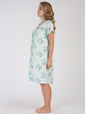 Купить Бавовняна нічна сорочка з коротким рукавом VIENETTA 1616780905 в Украина в Lingerie.ua - Одяг для дому та відпочинку, Фото 4