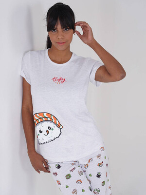 Купить Хлопковый комплект с брюками VIENETTA 3100030158 в Украина в Lingerie.ua - Одяг для дому та відпочинку, Фото 7