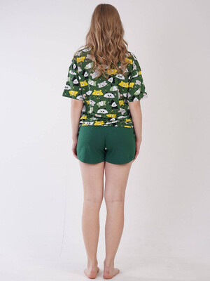 Купить Хлопковый комплект с шортами VIENETTA 3090246205 в Украина в Lingerie.ua - Одяг для дому та відпочинку, Фото 3