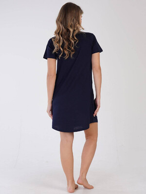 Купить Хлопковая туника с коротким рукавом VIENETTA 3100490000 в Украина в Lingerie.ua - Одяг для дому та відпочинку, Фото 2