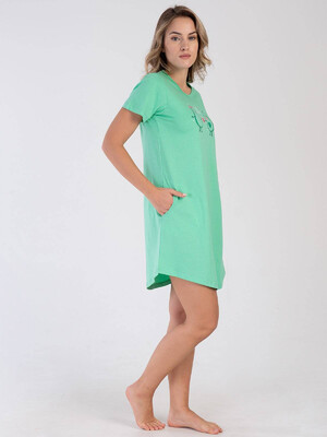 Купить Хлопковая туника с коротким рукавом VIENETTA 3100490000 в Украина в Lingerie.ua - Одяг для дому та відпочинку, Фото 5