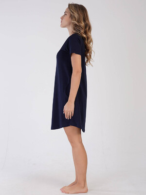 Купить Хлопковая туника с коротким рукавом VIENETTA 3100490000 в Украина в Lingerie.ua - Одяг для дому та відпочинку, Фото 6