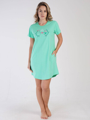 Купить Хлопковая туника с коротким рукавом VIENETTA 3100490000 в Украина в Lingerie.ua - Одяг для дому та відпочинку, Фото 7