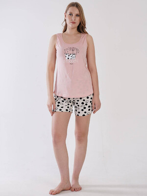 Купить Хлопковый комплект из майки и шорт VIENETTA 3110356078 в Украина в Lingerie.ua - Одяг для дому та відпочинку, Видео