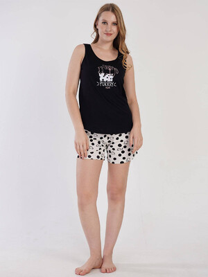 Купить Хлопковый комплект из майки и шорт VIENETTA 3110356078 в Украина в Lingerie.ua - Одяг для дому та відпочинку, Фото 3