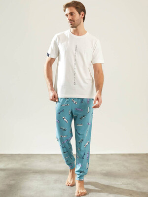 Купить Бавовняний комплект із футболки та штанів HAYS 36435 в Украина