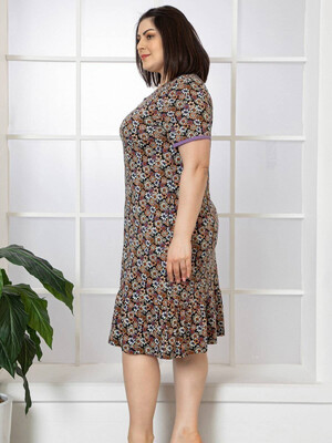 Купить Летний халат большого размера на молнии COCOON J3-3048 в Украина в Lingerie.ua - Одяг для дому та відпочинку, Фото 3