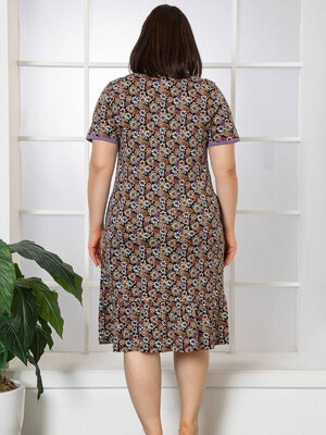 Купить Летний халат большого размера на молнии COCOON J3-3048 в Украина в Lingerie.ua - Одяг для дому та відпочинку, Фото 4