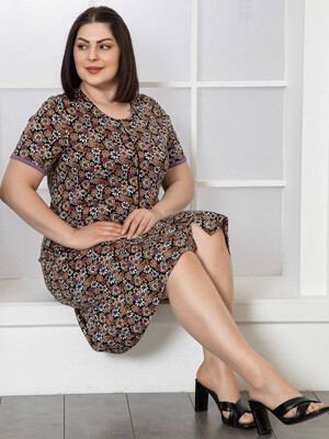 Купить Летний халат большого размера на молнии COCOON J3-3048 в Украина в Lingerie.ua - Одяг для дому та відпочинку, Фото 5