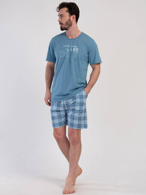 Купить Хлопковый комплект с шортами VIENETTA MAN 3100222338 в Украина в Lingerie.ua - Одяг для дому та відпочинку, Видео