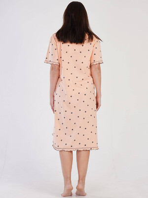 Купить Хлопковая туника большого размера с коротким рукавом VIENETTA 3100751929 в Украина в Lingerie.ua - Одяг для дому та відпочинку, Фото 5