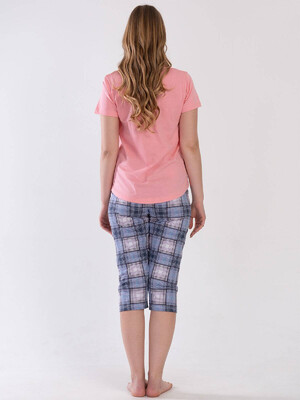 Купить Хлопковый комплект из футболки и капри VIENETTA 3101040478 в Украина в Lingerie.ua - Одяг для дому та відпочинку, Фото 4