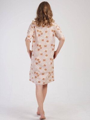 Купить Хлопковая туника с коротким рукавом VIENETTA 3101136774 в Украина в Lingerie.ua - Одяг для дому та відпочинку, Фото 5