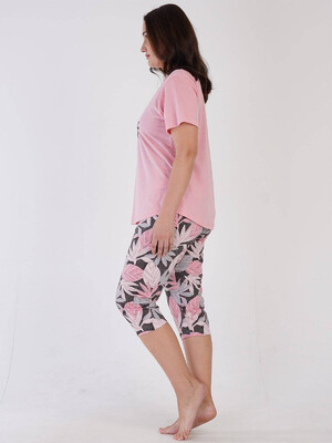 Купить Хлопковый комплект с капри VIENETTA 3100294027 в Украина в Lingerie.ua - Одяг для дому та відпочинку, Фото 3