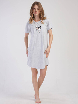 Купить Хлопковая туника с коротким рукавом VIENETTA 3111820000 в Украина в Lingerie.ua - Одяг для дому та відпочинку, Фото 1