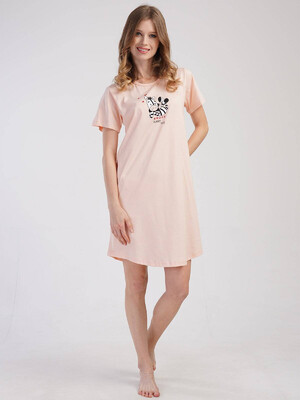 Купить Хлопковая туника с коротким рукавом VIENETTA 3111820000 в Украина в Lingerie.ua - Одяг для дому та відпочинку, Фото 2