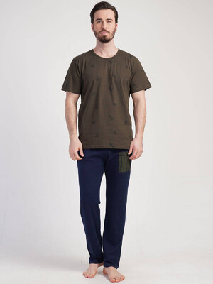 Купить Бавовняний домашній комплект зі штанами VIENETTA MAN 3110193625 в Украина
