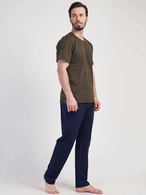 Купить Хлопковый домашний комплект с брюками VIENETTA MAN 3110193625 в Украина в Lingerie.ua - Одяг для дому та відпочинку, Фото 3