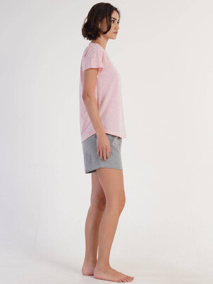 Купить Хлопковый комплект из футболки и шорт VIENETTA 3120120000 в Украина в Lingerie.ua - Одяг для дому та відпочинку, Фото 3