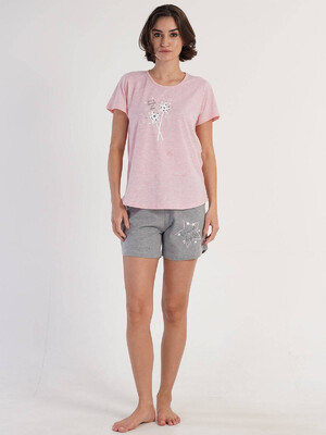 Купить Хлопковый комплект из футболки и шорт VIENETTA 3120120000 в Украина в Lingerie.ua - Одяг для дому та відпочинку, Фото 4