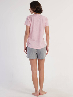 Купить Хлопковый комплект из футболки и шорт VIENETTA 3120120000 в Украина в Lingerie.ua - Одяг для дому та відпочинку, Фото 5