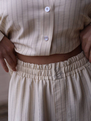 Купить Льняной костюм из рубашки и брюк палаццо LINGERIE 170708 в Украина в Lingerie.ua - Одяг для дому та відпочинку, Фото 3