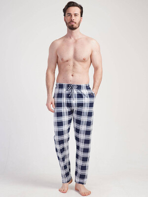 Купить Хлопковые домашние брюки в клетку VIENETTA 3111128407 в Украина в Lingerie.ua - Одяг для дому та відпочинку, Фото 1