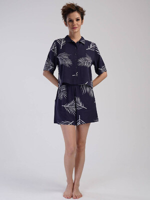 Купить Комплект из штапеля с рубашкой и шортами VIENETTA 3114652374 в Украина в Lingerie.ua - Одяг для дому та відпочинку, Видео