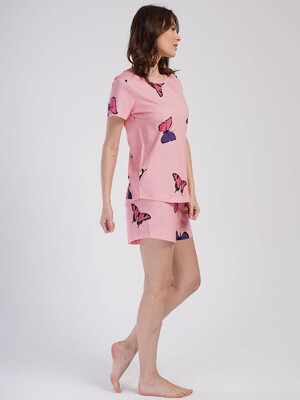 Купить Хлопковый комплект из футболки и шорт VIENETTA 3120622064 в Украина в Lingerie.ua - Одяг для дому та відпочинку, Фото 4