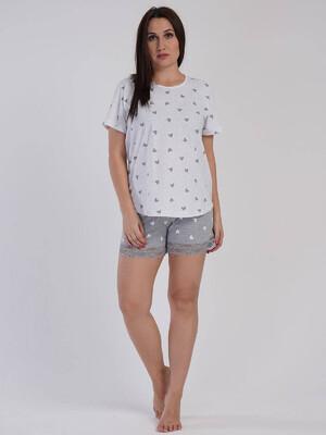 Купить Хлопковый комплект из футболки и шорт VIENETTA 3113400274 в Украина в Lingerie.ua - Одяг для дому та відпочинку, Видео