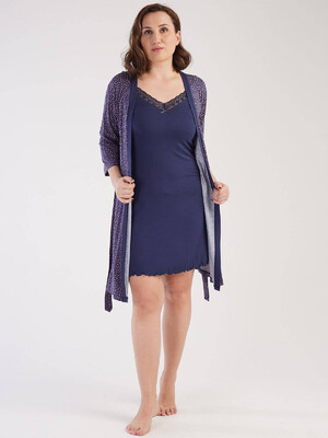 Купить Комплект из ночной сорочки и халата VIENETTA 2123841426 в Украина в Lingerie.ua - Одяг для дому та відпочинку, Фото 2