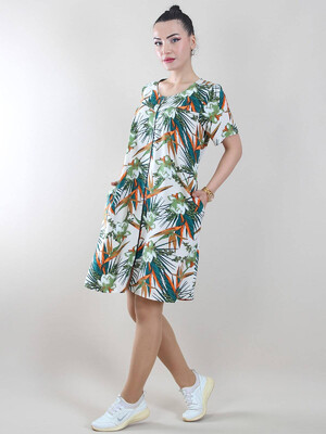 Купить Хлопковый халат летний JEN 04206 в Украина в Lingerie.ua - Одяг для дому та відпочинку, Фото 3