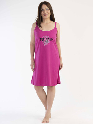 Купить Хлопковая ночная сорочка большого размера VIENETTA 2127220000 в Украина в Lingerie.ua - Одяг для дому та відпочинку, Фото 4