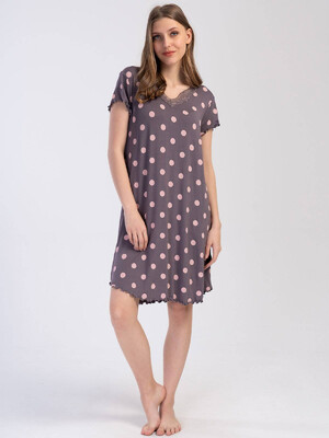 Купить Ночная сорочка с коротким рукавом VIENETTA 4030520323  в Украина в Lingerie.ua - Одяг для дому та відпочинку, Видео