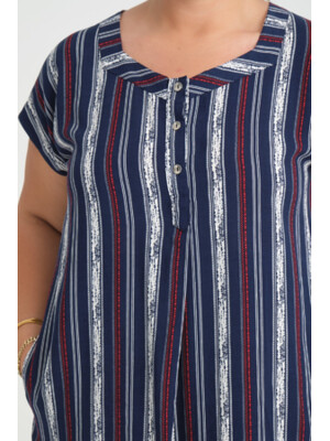 Купить Летний костюм большого размера из туники и капри JEN 08189 в Украина в Lingerie.ua - Одяг для дому та відпочинку, Фото 4