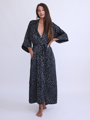 Купить Шелковый длинный халат кимоно LINGERIE 170722 в Украина в Lingerie.ua - Одяг для дому та відпочинку, Фото 16