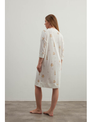 Купить Хлопковая домашняя туника большого размера HAYS 40386 в Украина в Lingerie.ua - Одяг для дому та відпочинку, Фото 6