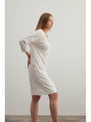 Купить Хлопковая домашняя туника большого размера HAYS 40386 в Украина в Lingerie.ua - Одяг для дому та відпочинку, Фото 7