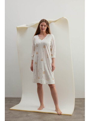 Купить Хлопковая домашняя туника большого размера HAYS 40386 в Украина в Lingerie.ua - Одяг для дому та відпочинку, Фото 8