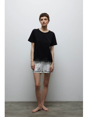 Купить Хлопковый домашний комплект из футболки и шорт HAYS 40237 в Украина