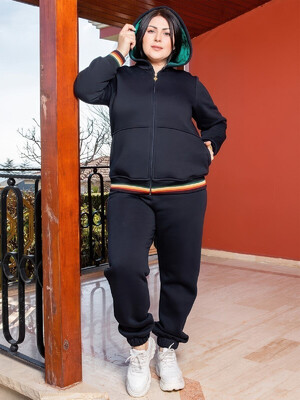 Купить Теплий костюм великого розміру з начосом COCOON О66-7014 в Украина