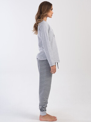 Купить Байковая пижама с длинным рукавом VIENETTA 4030330000 в Украина в Lingerie.ua - Одяг для дому та відпочинку, Фото 5