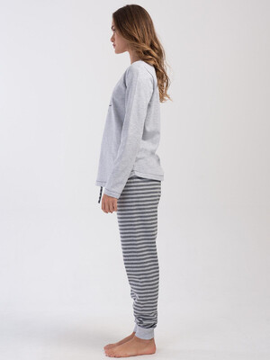 Купить Байковая пижама с длинным рукавом VIENETTA 4030330000 в Украина в Lingerie.ua - Одяг для дому та відпочинку, Фото 6